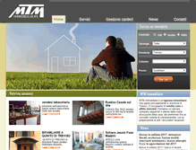 Tablet Screenshot of mtmimmobiliare.it